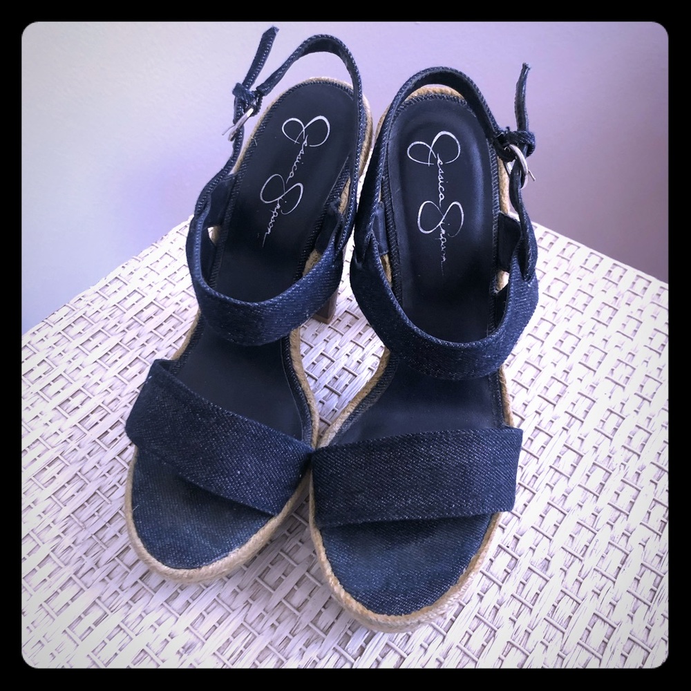 Platform high heel sandals
